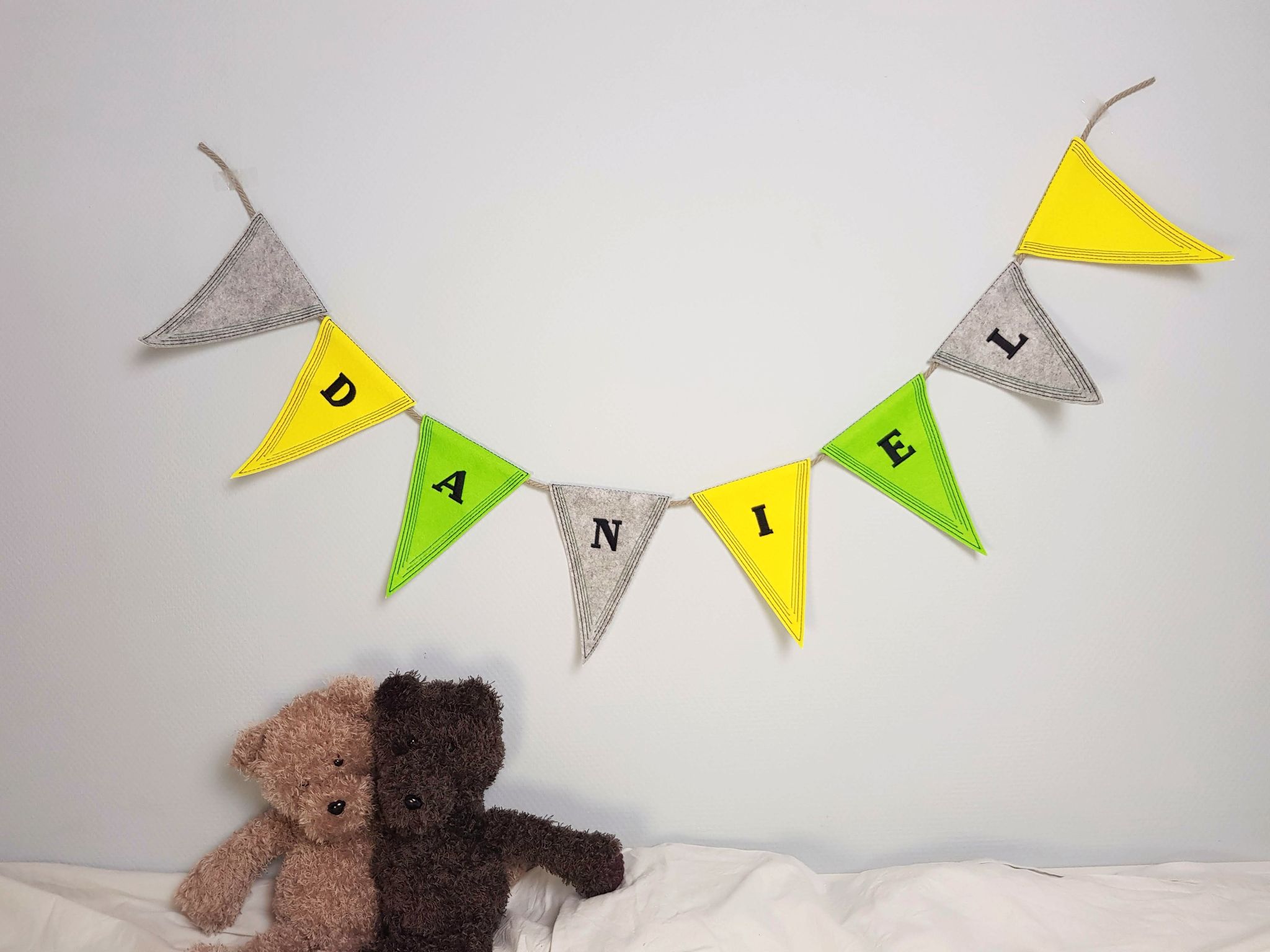 Personlig Tricolor Line Flagranke