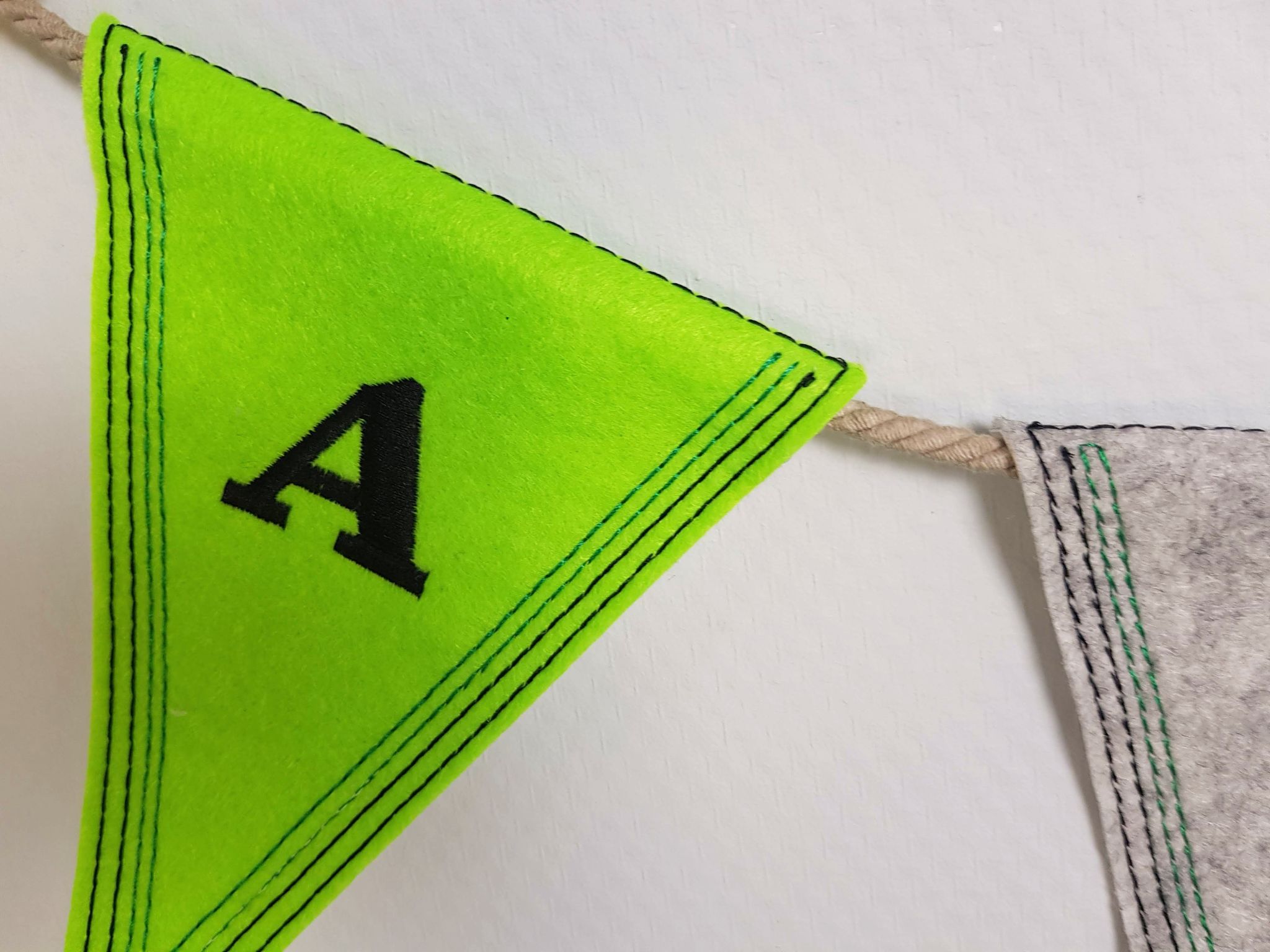 Personlig Tricolor Line Flagranke