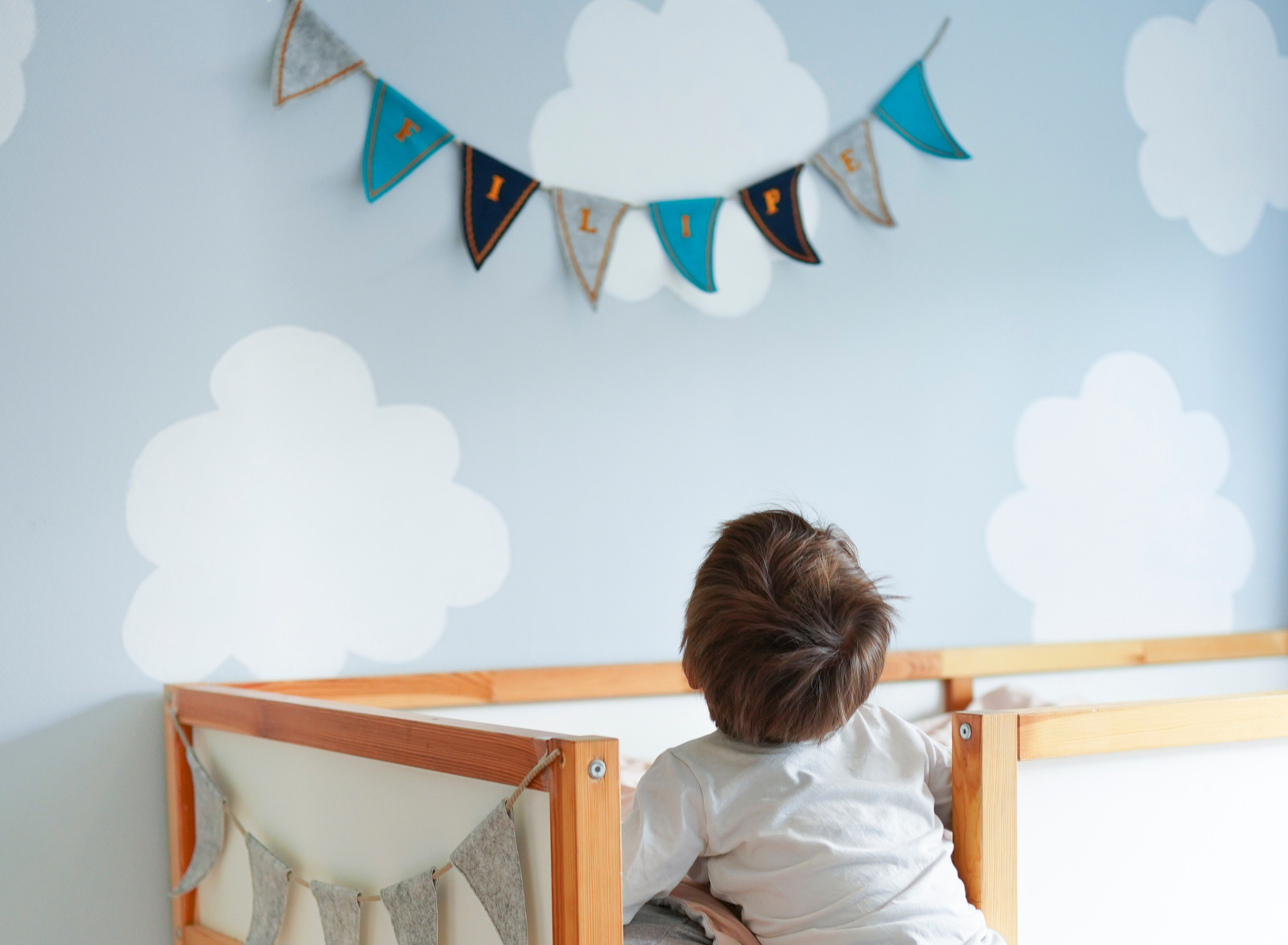 Personlig Tricolor Waves Flagranke