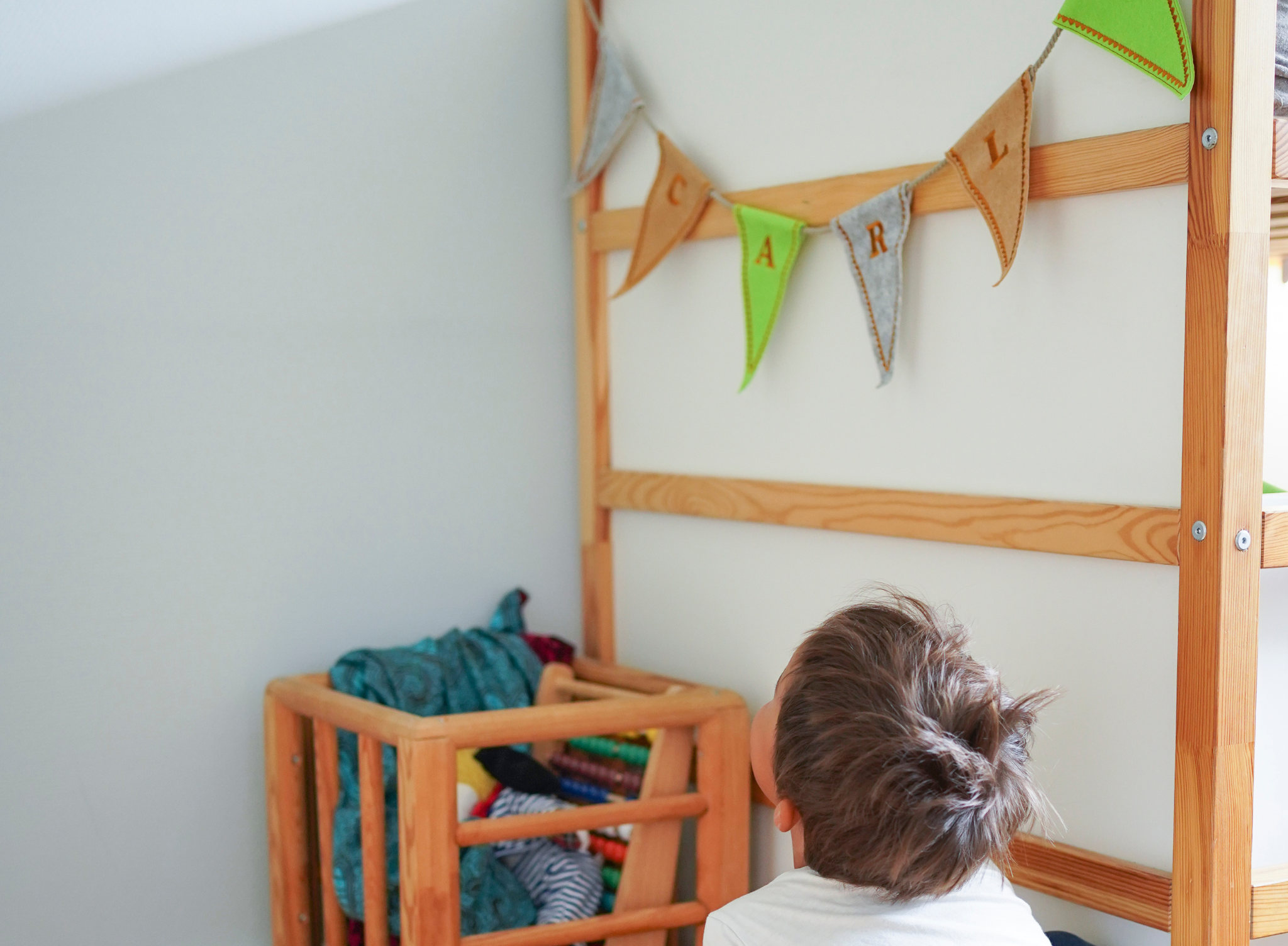 Personlig Tricolor Heart Flagranke