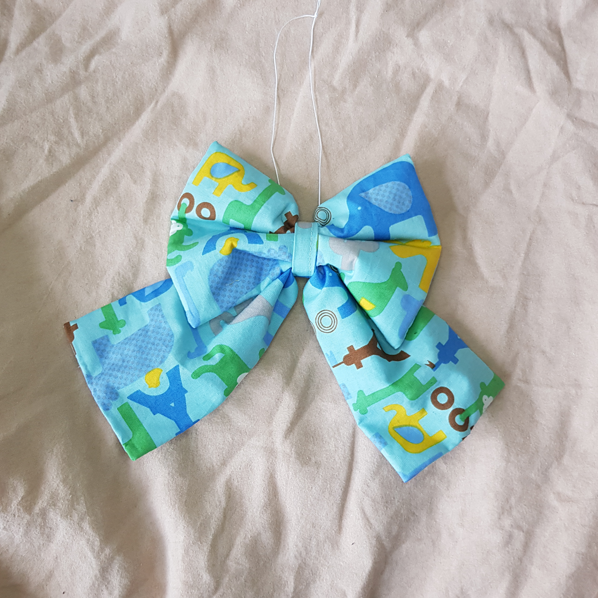 Sløjfe - LILLE - blå