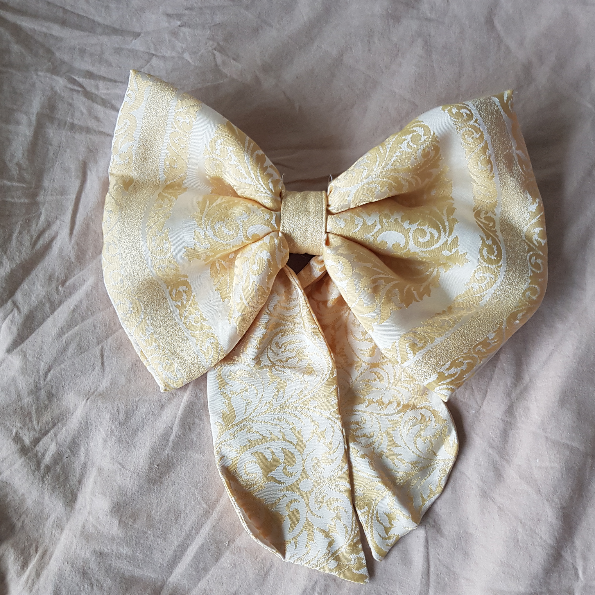 Sløjfe - STOR - Guld